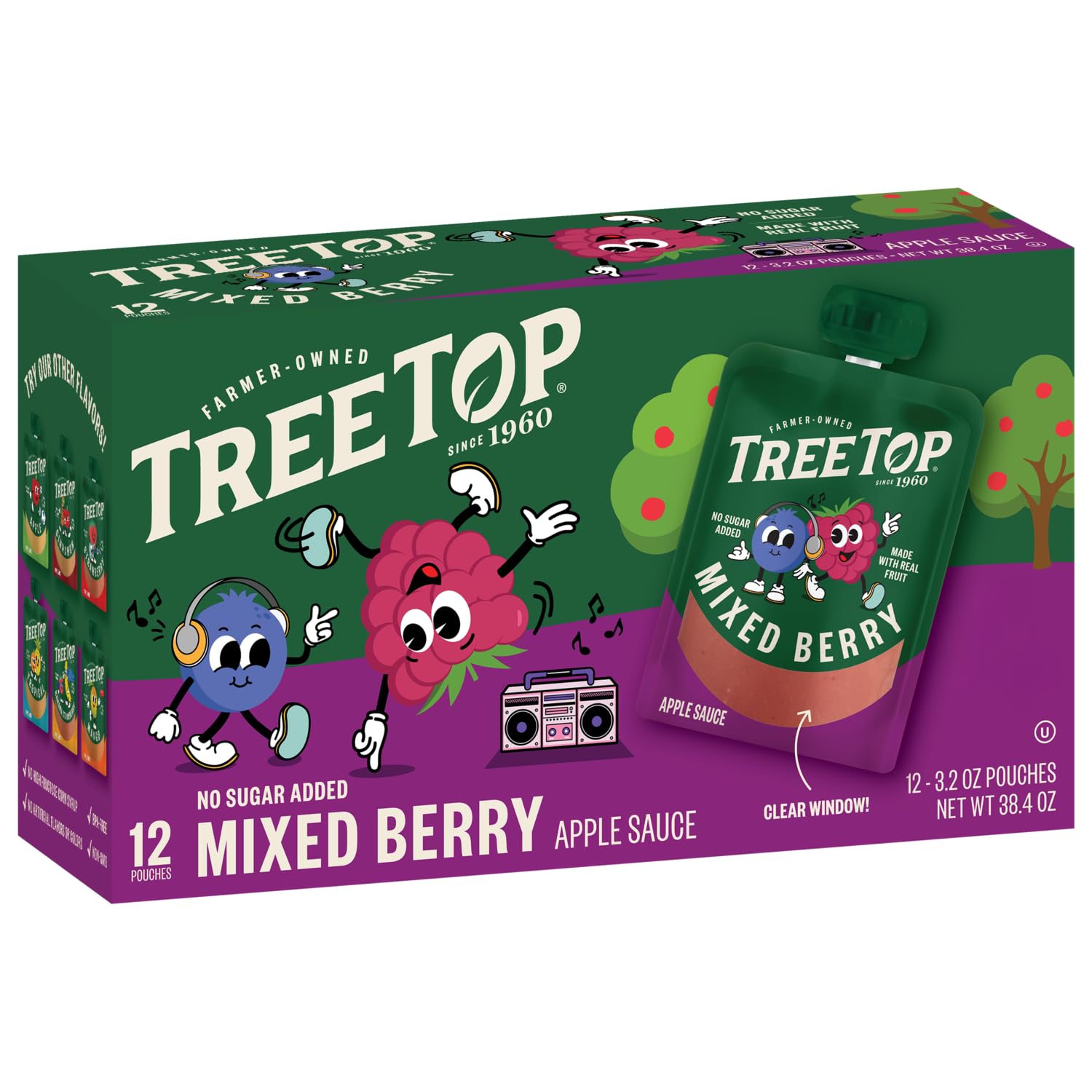 Amazon.com: Tree Top Applesauce Pouches (3.2 Ounce (Pack of 12